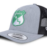 Gorra Deportivo Cali Oficial Flexfit 6606 Gris/Negro