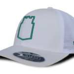 Gorra Atlético Nacional Oficial Premium Flexfit 110M Malla Blanca