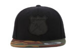 Gorra Deportivo Cali Oficial Flexfit Snapback Negro/Camo 6089TC - Image 2