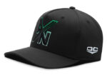 Gorra Atlético Nacional Oficial Negra A/N degrade de color