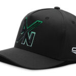 Gorra Atlético Nacional Oficial Negra A/N degrade de color