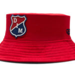 Gorro DIM Independiente Medellín Bucket hat Oficial Ds-1084 rojo