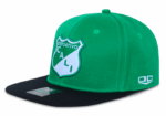 Gorra Deportivo Cali Oficial OC Caps Plana verde/negro
