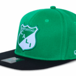 Gorra Deportivo Cali Oficial OC Caps Plana verde/negro