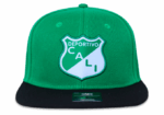 Gorra Deportivo Cali Oficial OC Caps Plana verde/negro - Image 3