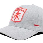 Gorra América de Cali Oficial OC Caps gris haspe banderas