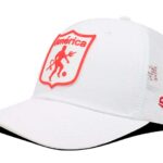 Gorra América de Cali Oficial OC Caps blanca malla