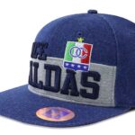 Gorra oficial Once Caldas Plana Azul Denim