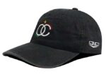 Gorra Once Caldas Oficial drill negra