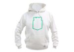 Hoodie Atlético Nacional Oficial conmebol libertadores silueta blanco