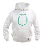 Hoodie Atlético Nacional Oficial conmebol libertadores silueta blanco