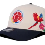 Gorra Oficial FCF Selección Colombia Guacamaya beige/azul